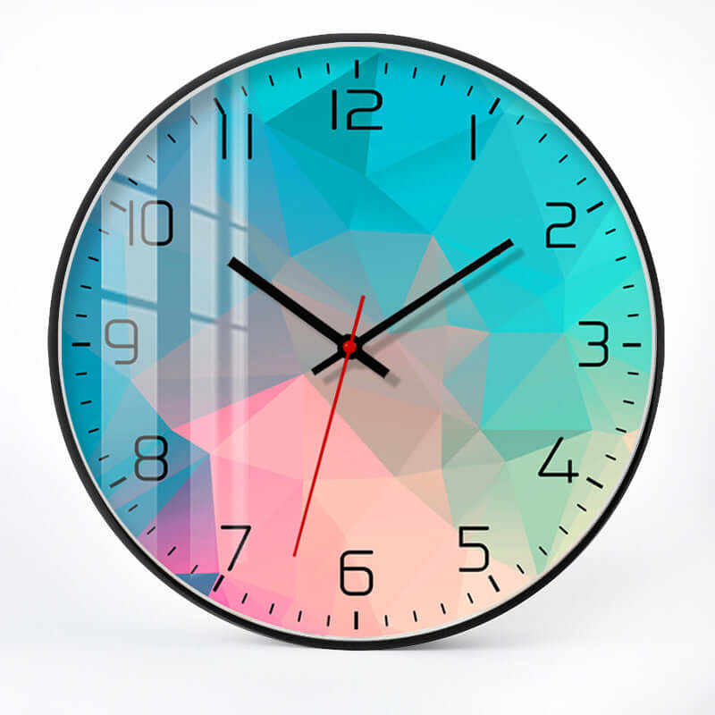 Simple Living Room Wall Clock Creative Mute Household Decorative Quartz Clock