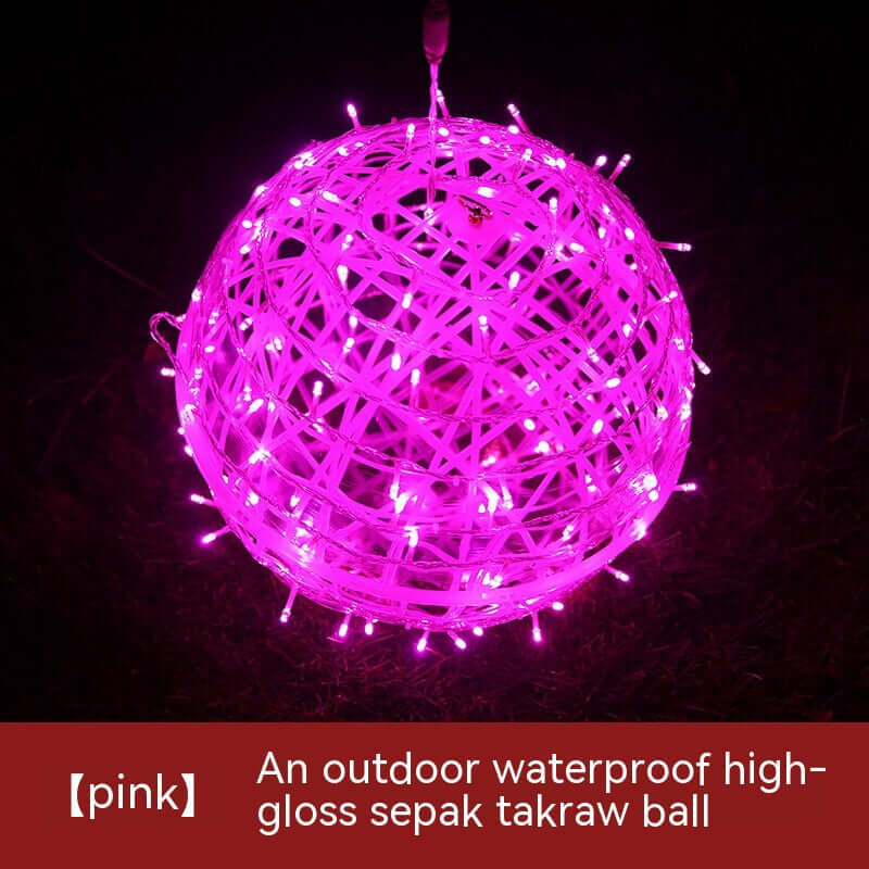 Guirlande lumineuse LED imperméable pour boule de vigne, guirlande lumineuse décorative pour vacances de noël