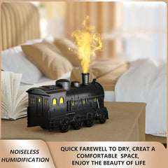 Small Train Colorful Remote Control Fog Humidifier