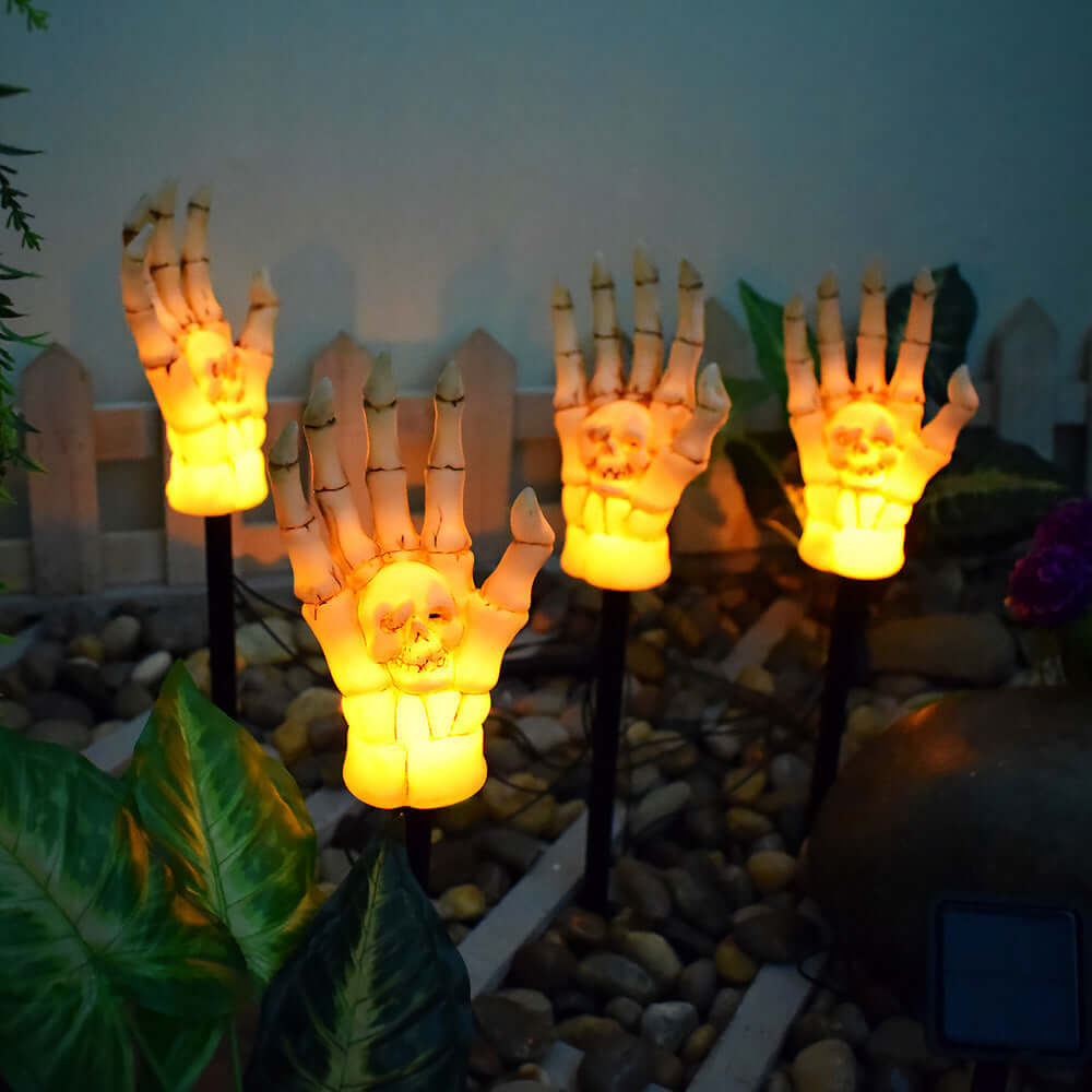 Halloween Wasserdichte Geister Hand Licht Hof Solar Licht