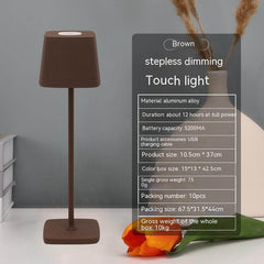 USB Rechargeable Desk Lamp Bedroom Touch Led Atmosphere Small Night Lamp