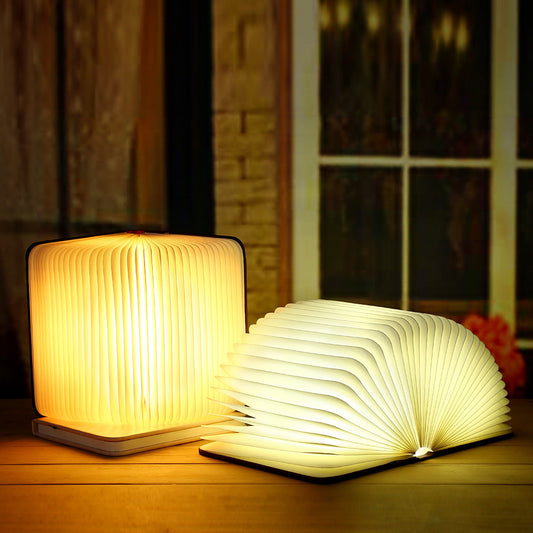 Lampe de chevet rechargeable rotative et pliable pour chambre à coucher
