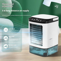 New Style Air Cooler Desktop Air Conditioner Fan Dual Spray Cooling Electric Fan Air Cooler USB Portable Refrigeration