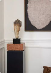 French Retro Abstract Horse Head Art Sculpture Ornaments