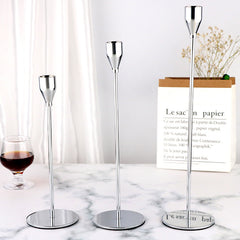 Simple Iron Living Room Decorative Wine Glass Candlestick