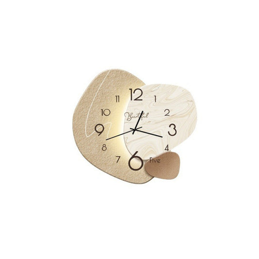 Horloge de décoration simple et moderne de luxe abordable pour salon