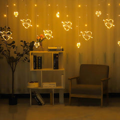 Love Curtain Lamp Room Holiday Romantic Decoration