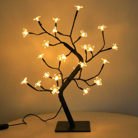 Room Decoration Cherry Blossom Lamp Maple Leaf Desktop Creativity