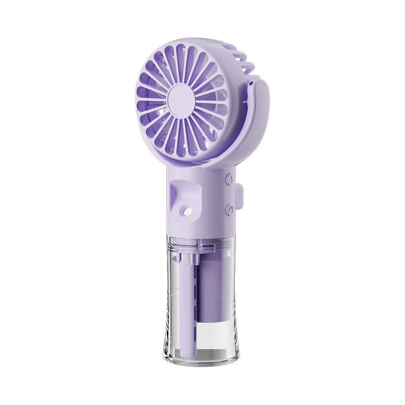 Portable Handheld Spray Fan 4-Speed Water Spray Mist Fan Summer Cooling Artifact USB Charging Summer Supplies Outdoor Mini Fan