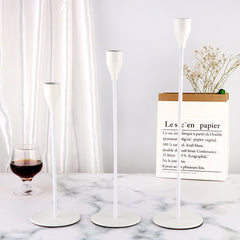 Simple Iron Living Room Decorative Wine Glass Candlestick