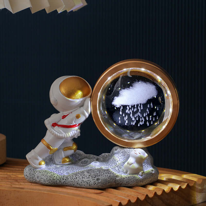 Petite lampe de nuit astronaute sculpture intérieure 3D