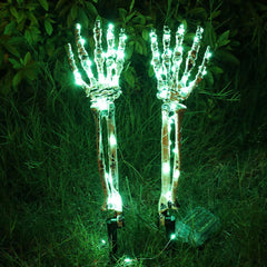 Halloween LED Leuchtendes Skelett Arm Hand Halloween Party Outdoor Haus Garten Hof Rasen Dekoration Spukhaus Horror Requisiten Halloween Dekorativ