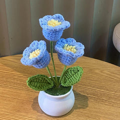 Finished Hand-woven Linglan Potted Plants