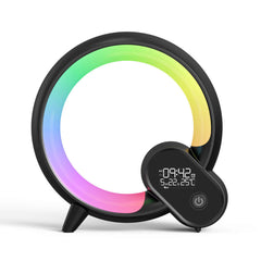 Creative Q Light analogique lever du soleil affichage numérique réveil Bluetooth Audio réveil Intelligent Q lumière d'ambiance colorée