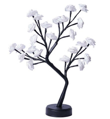 Lampe de Table en forme d'arbre à fleurs et de roses, veilleuse féerique de bureau, alimentée par USB, cadeaux pour mariage, saint-valentin, décoration de noël