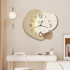 Horloge de décoration simple et moderne de luxe abordable pour salon