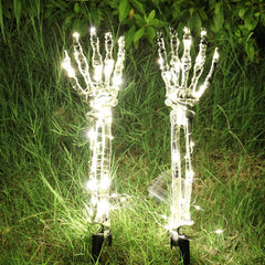 Halloween LED Leuchtendes Skelett Arm Hand Halloween Party Outdoor Haus Garten Hof Rasen Dekoration Spukhaus Horror Requisiten Halloween Dekorativ