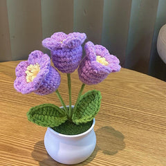 Finished Hand-woven Linglan Potted Plants