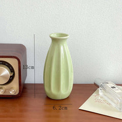 Colored Ceramic Small Vase Tabletop Decoration