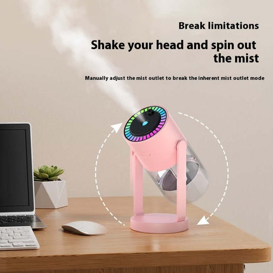 Humidificateur à projection de ciel étoilé, atomiseur créatif USB