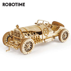 Voiture 3D jeu de puzzle en bois assemblage course jouets pour enfants