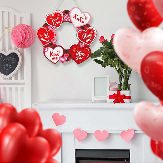 Liste d'amour de décoration de fête de la Saint-Valentin