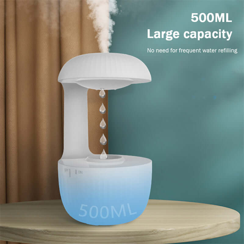 Humidificateur d'air Anti-gravité, humidificateur à contre-courant silencieux, gouttes d'eau en lévitation, brumisateur frais, soulage la Fatigue