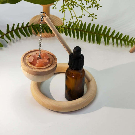 Diffuseur de sel en bois de pin surélevé, diffuseur d'aromathérapie naturel, diffuseur d'huile sans flamme, décoration d'aromathérapie pour