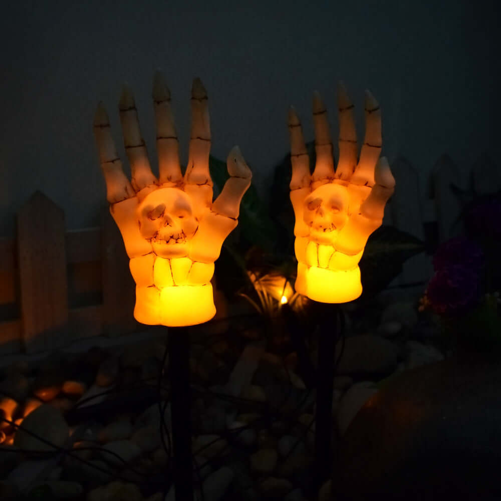 Halloween Wasserdichte Geister Hand Licht Hof Solar Licht