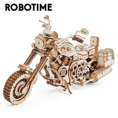 Robotime Rokr Cruiser Motorrad DIY Holzmodell 420 Pcs Building Block Kits Lustige Spielzeug Geschenke für Kinder Erwachsene Dropshipping