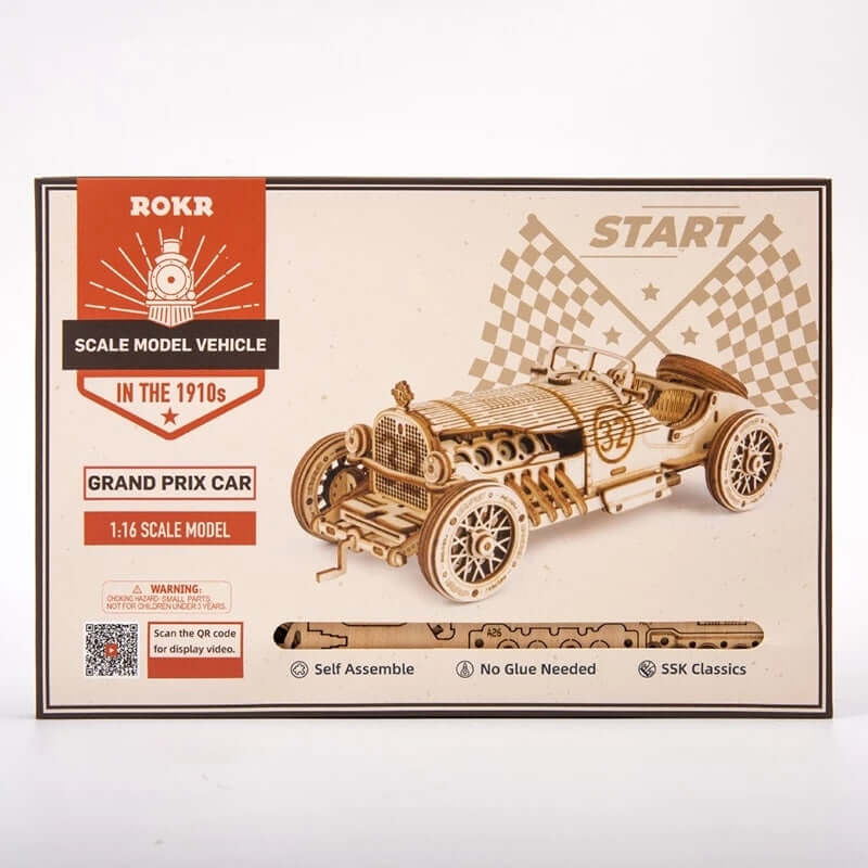 Voiture 3D jeu de puzzle en bois assemblage course jouets pour enfants