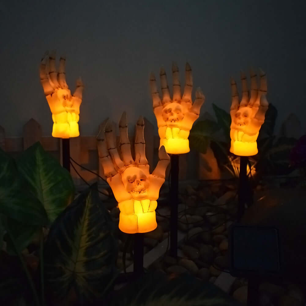 Halloween Wasserdichte Geister Hand Licht Hof Solar Licht