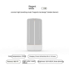 Neues LED-Campinglicht Typ C wiederaufladbares tragbares Nachtlicht mit hoher Transparenz und Anti-Drop-Licht mit kreativer Atmosphäre