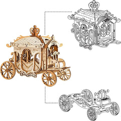 Robotime Rolife modèle de voiture Vintage 3D Puzzle en bois jouets pour enfants enfants