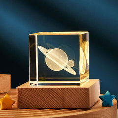 3D Transparent Kristall Cube Desktop Dekoration Kleine Nacht Lampe Schlafzimmer Wohnkultur Für Kinder Party Kinder Geburtstag Geschenke