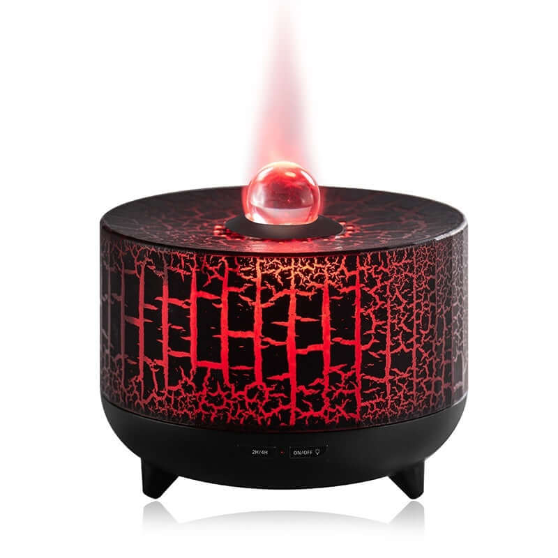 Humidificateur d'air de diffuseur d'arôme de perles de flamme de simulation colorée