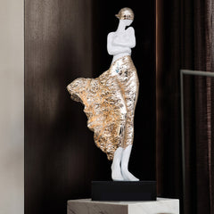 Light Luxury Beauty Characters Sculptured Ornaments