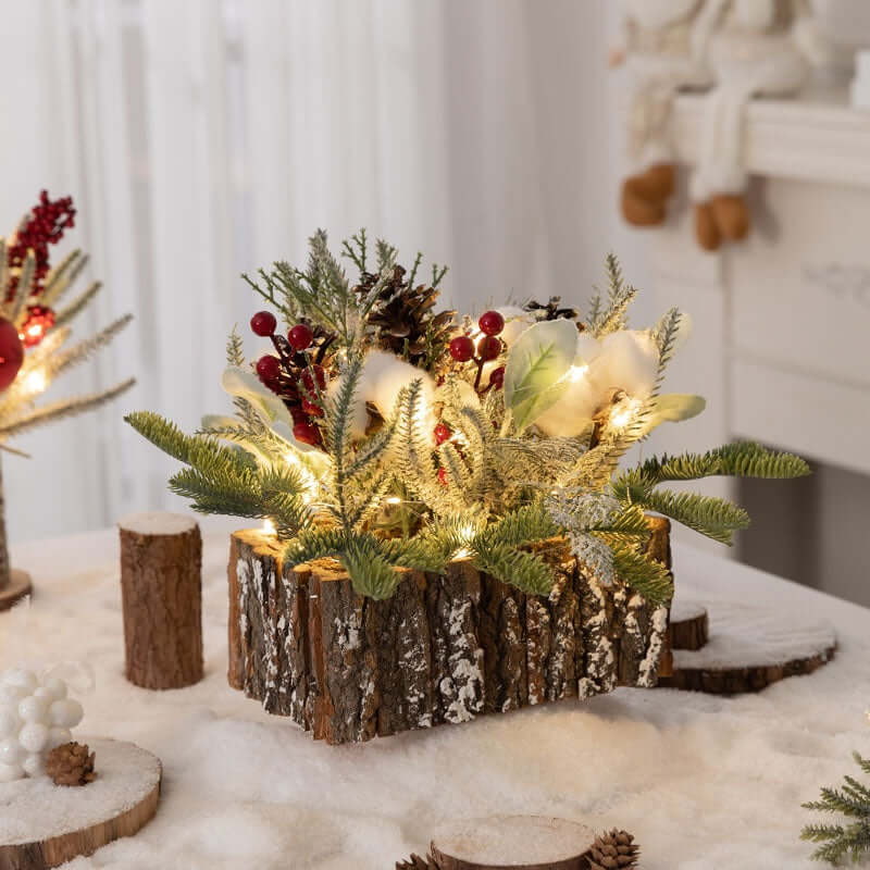 Décorations d'arbre de noël en émulation de bureau, ornements pour la maison, bonsaï Ins, paquet de célébrités d'internet, disposition des fenêtres d'achat