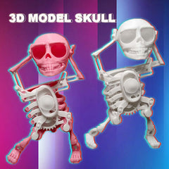 Modèle 3D Mini crâne impression personnalisé Style drôle jouet chanceux produit fini outil de décompression