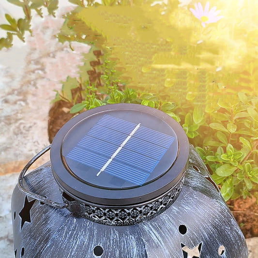 Solar Powered Night Light Courtyard European Style Aluminum Lamps