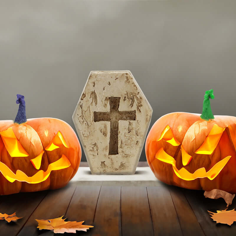 Halloween süße Kürbis Geister Ornamente Szene Desktop Dekorationen