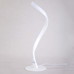 Lampe de table en spirale en forme de serpent pour chambre à coucher, petite lampe de chevet