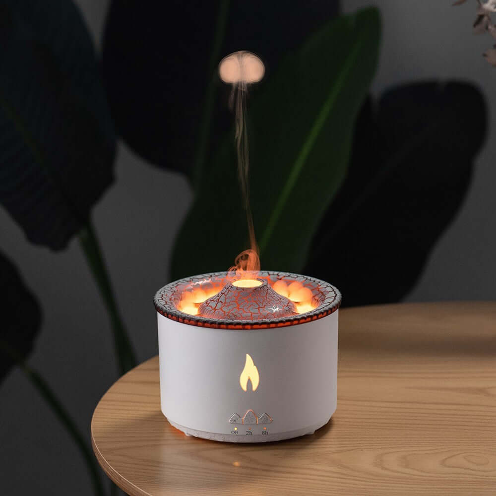 Creative Volcano Aromatherapy Humidifier - Soothing Mist & LED Light