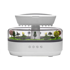 Diffuseur d'arômes micro-paysage Humidificateur goutte de pluie pour chambre à coucher