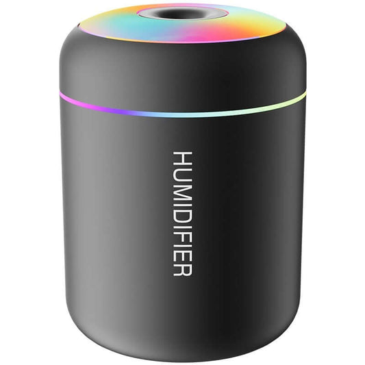 Mini humidificateur de bureau à sept couleurs pour voiture et maison