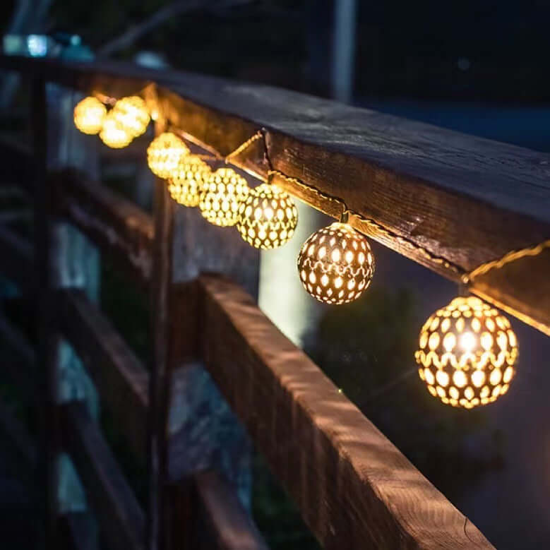 Marokko Ball LED Zubehör Weihnachtsfeiertagslampe