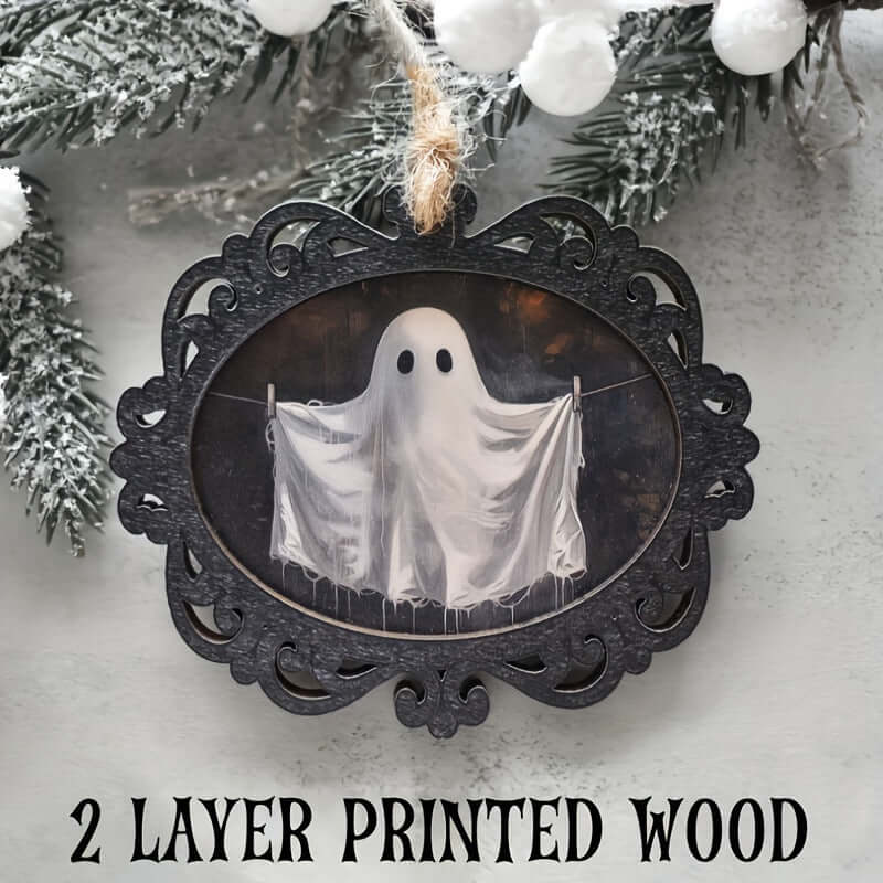 Creative European Style Halloween Ghost Portrait Pendant for Halloween Decorations