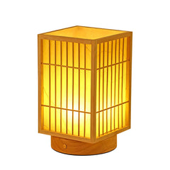 Lampe de chevet de chambre à coucher rétro d'ambiance japonaise