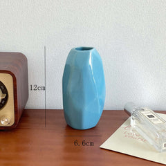 Colored Ceramic Small Vase Tabletop Decoration