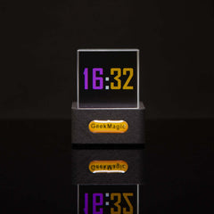 Trendy Mini Transparent WiFi Wetter Uhr Dekoration Display